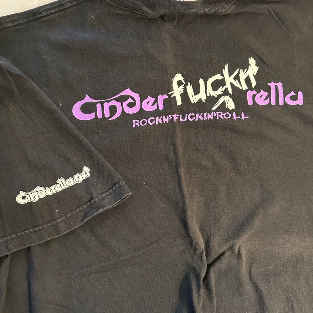 Vintage Cinderella hair metal band concert shirt from 2002 tour. Men’s s…
